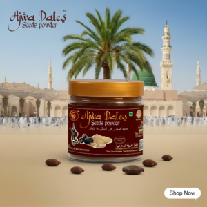 Ajwa Dates Seeds Powder 100g From Madinah Saudi Arabia
