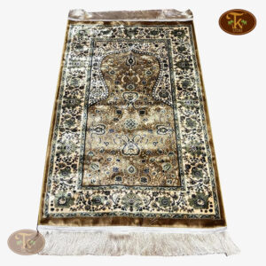 Riyaz-ul-Jannah Prayer Mat | Meditation Janamaz for Namaz | Soft Muslim Prayer Rug for Daily Salah