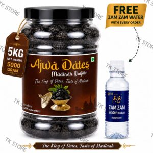 Ajwa Dates 5 KG – Original Khajoor from Madina Munavvara Saudi Arabia