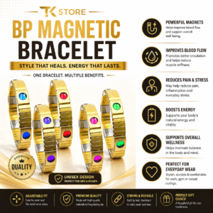 Magnetic Bracelet for Women – Blood Circulation, Weight Loss & Pain Relief Support