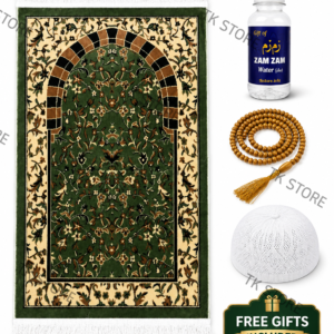 Riyaz-ul-Jannah Prayer Mat (Green Colour)