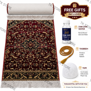 Riyaz-ul-Jannah Prayer Mat (Mahroon Colour)